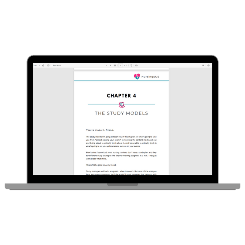 The Nursing School Study System + BONUSES (Digital Download)